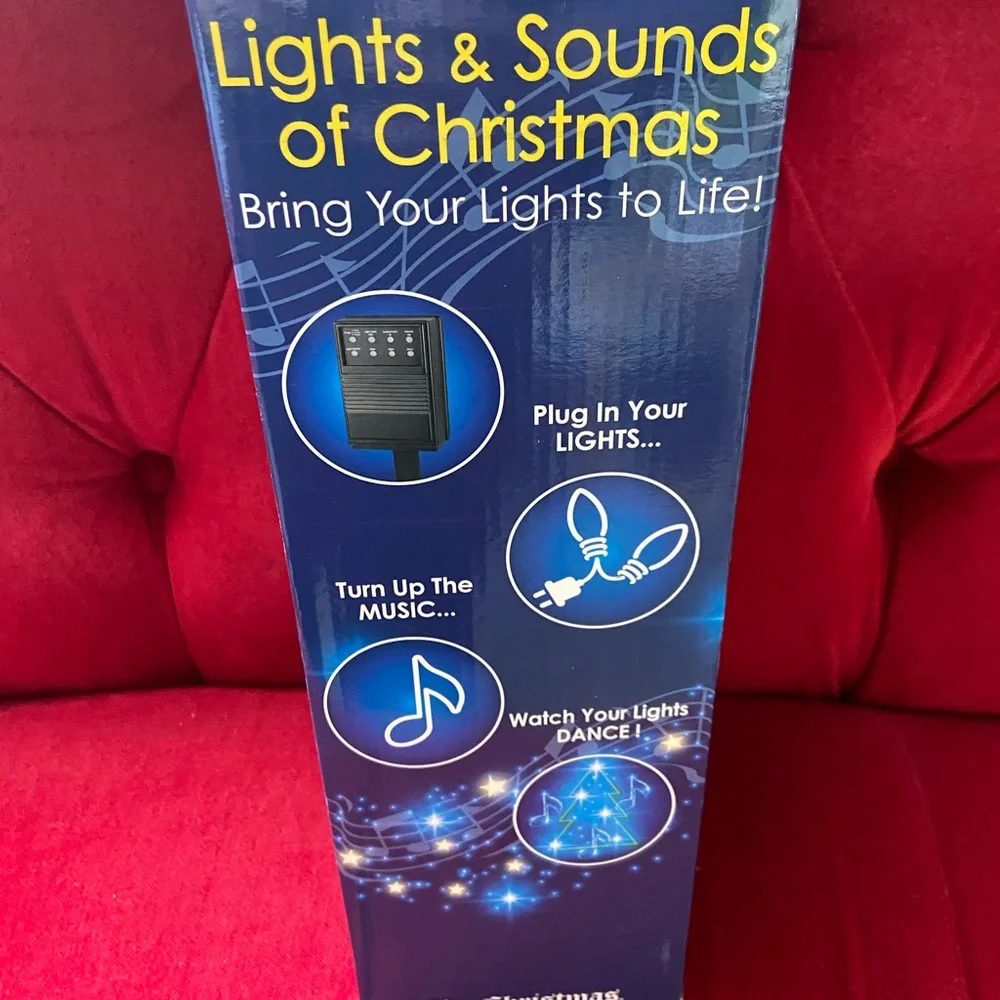 Lights & Sounds of Christmas - Blue Outdoor Holiday Light Display